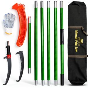 Grefinity Manual Pole Saws Green Stainless Steel-0