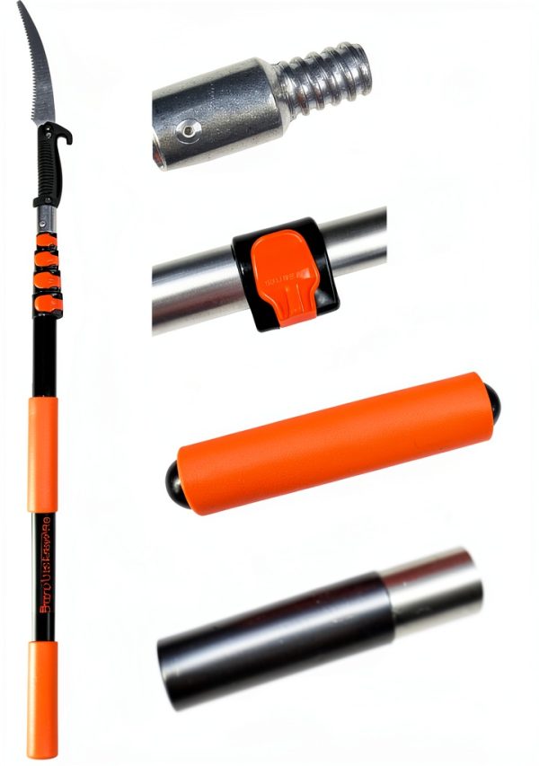 Buyplus Manual Pole Saw Pruner Orange-2