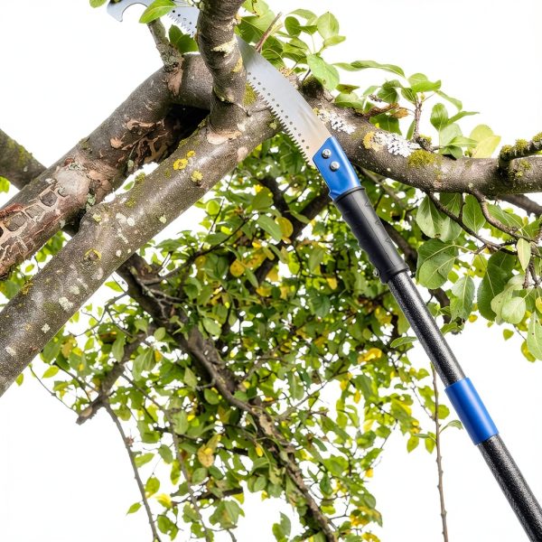 JAOTREL Manual Pole Saw Black Stainless Steel-6
