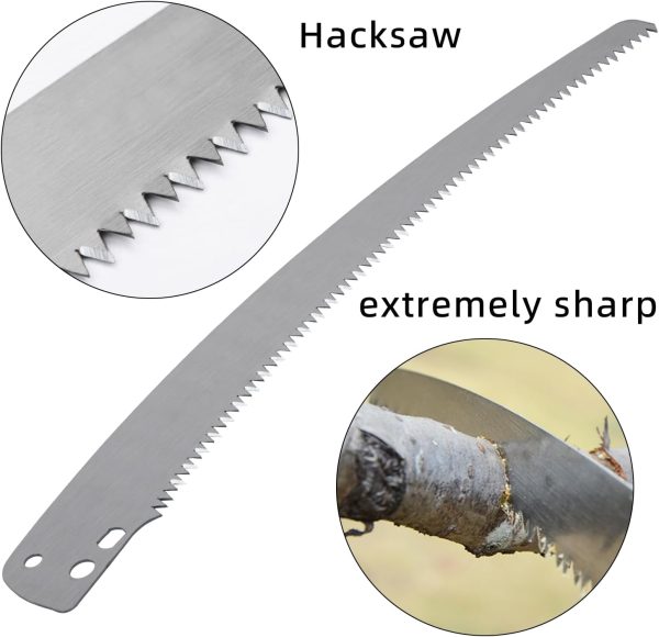Generic High Branch Shears + Handle Red Alloy Steel-4