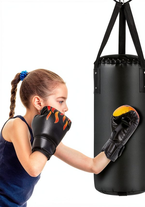 Odoland Boxing Training Gloves Faux Leather-5
