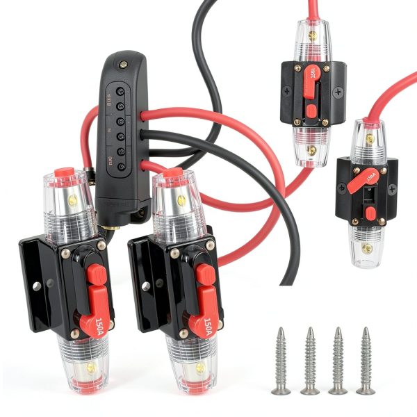 Bolipoeq 150A DC Circuit Breaker Waterproof-6