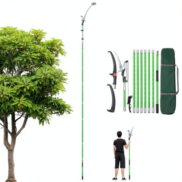 Likeem Manual Pole Saw 27FT Alloy Steel-1