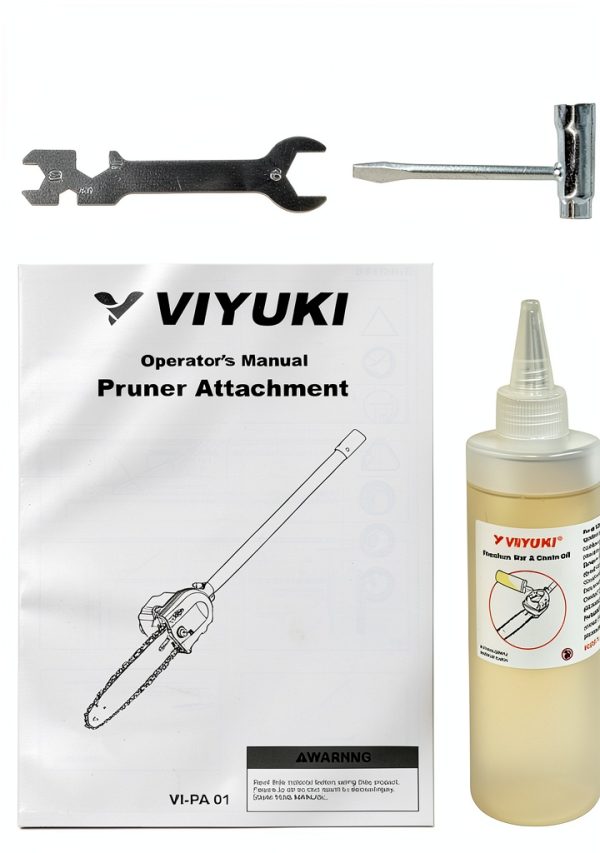 VIYUKI 10in Pole Saw Pruner 2in1 Alloy Steel-6