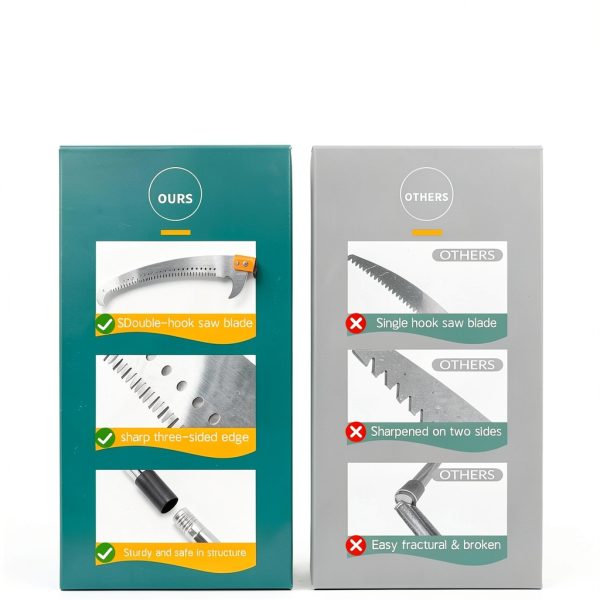 Haipeiyl Manual Pole Saw Silver Grey-3