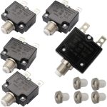 T Tocas 30A Circuit Breaker Push Button Plug In-0