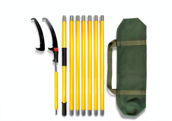 Murezuer Manual Pole Saw Yellow Extendable Height-6