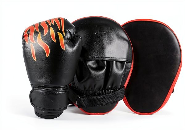 Odoland Boxing Training Gloves Faux Leather-1