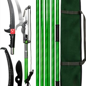 Likeem Manual Pole Saw 27FT Alloy Steel-0