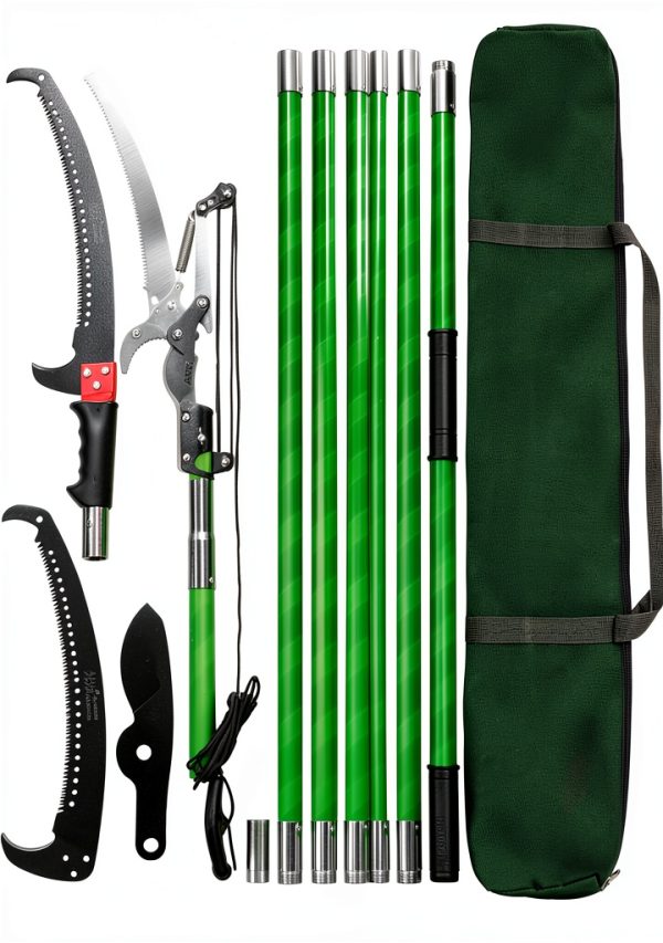 Likeem Manual Pole Saw 27FT Alloy Steel-0