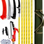 HLHgirl Manual Pole Saws for Tree Trimming Yellow-0