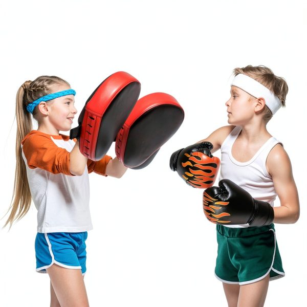 Odoland Boxing Training Gloves Faux Leather-7