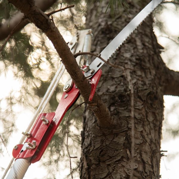 Generic High Branch Shears + Handle Red Alloy Steel-7
