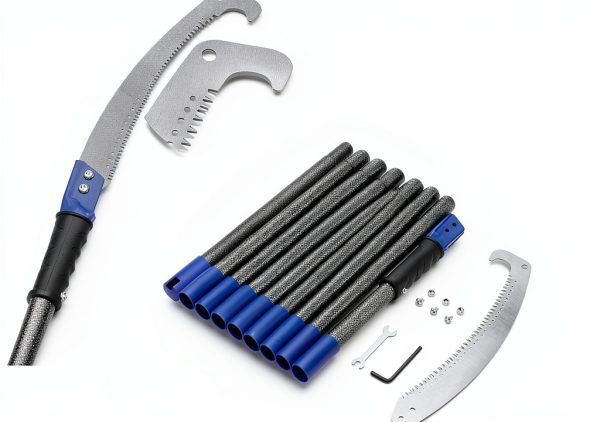 JAOTREL Manual Pole Saw Black Stainless Steel-1