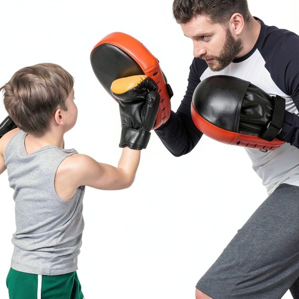 Odoland Boxing Training Gloves Faux Leather-6