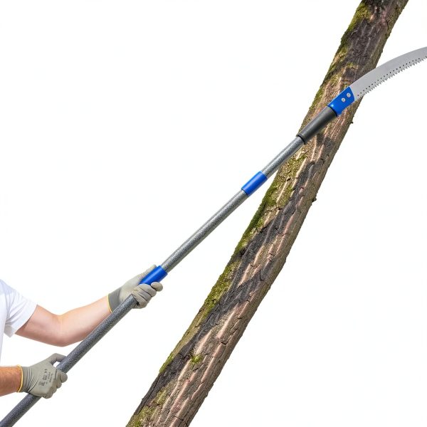 JAOTREL Manual Pole Saw Black Stainless Steel-5